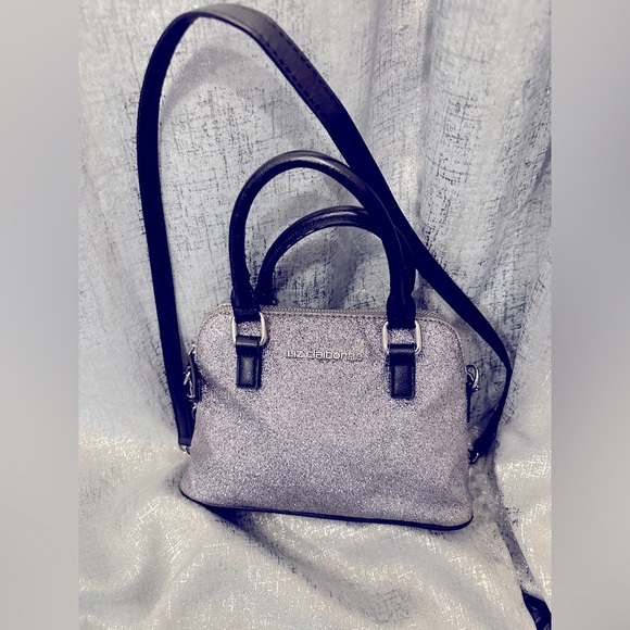 Liz Claiborne Handbags - Liz Claiborne Silver and Black Women's Handbag